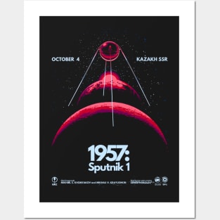 1957: SPUTNIK 1 Posters and Art